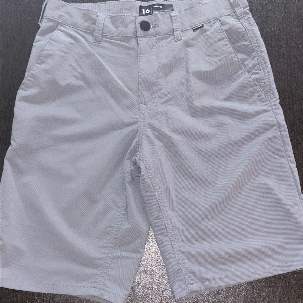 Hurley Boys H20-dri Walk Shorts. Youth 16. Gray
